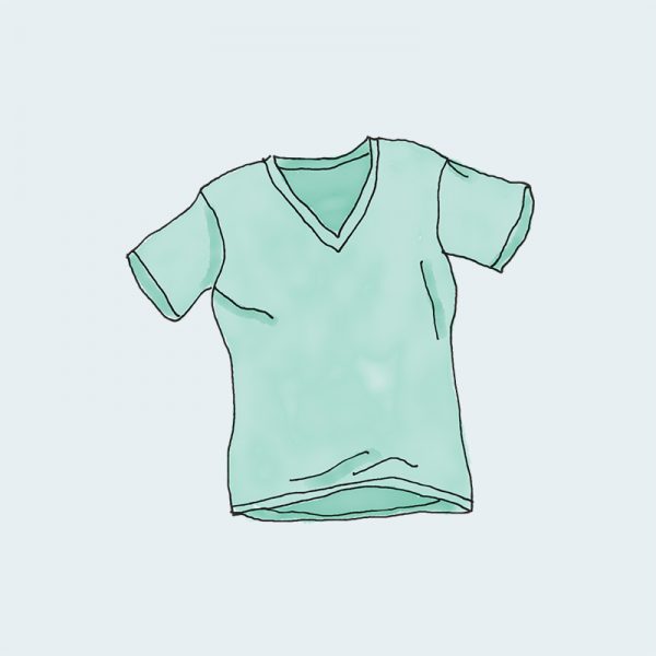 V-Neck T-Shirt - Gambar 2